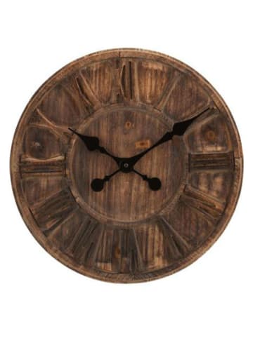 J Line Wanduhr in Hellbraun - Ø 40 cm