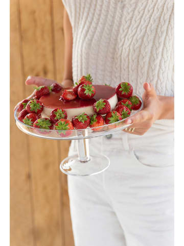 J Line Tortenplatte in Transparent - (B)27,5 x (H)14 cm