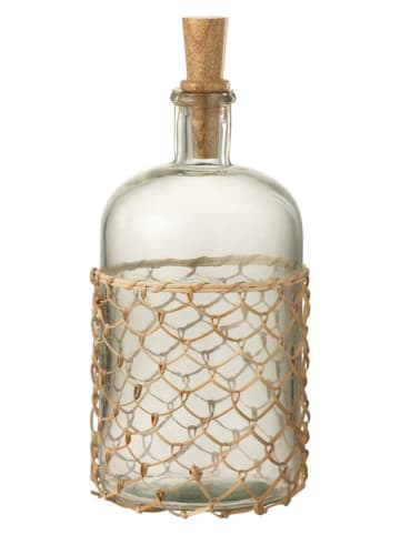 J Line Karaffe in Transparent/ Beige - (H)32 cm