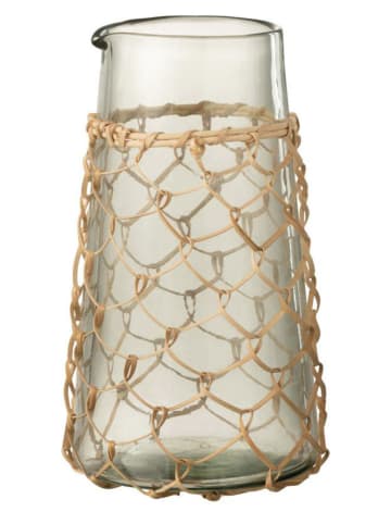 J Line Karaffe in Transparent/ Beige - (H)20 cm
