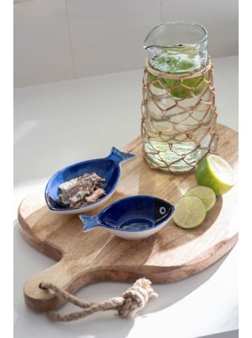 J Line Karaffe in Transparent/ Beige - (H)20 cm