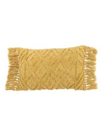 J Line Poduszka w kolorze musztardowym - 78 x 40 cm