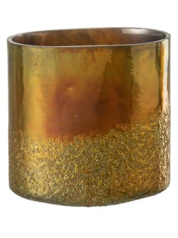 J Line Windlicht in Gold - (H)20 x Ø 17 cm