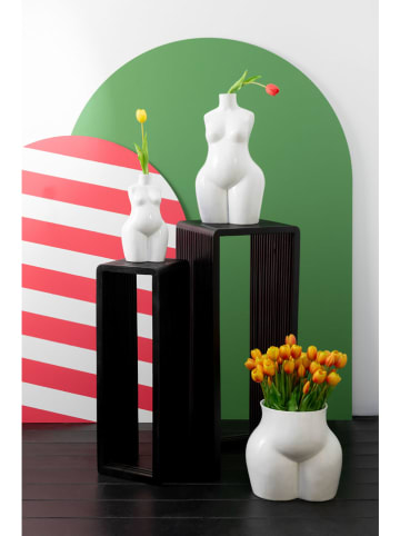 J Line Wazon w kolorze białym - 25,5 x 47 x 19,5 cm