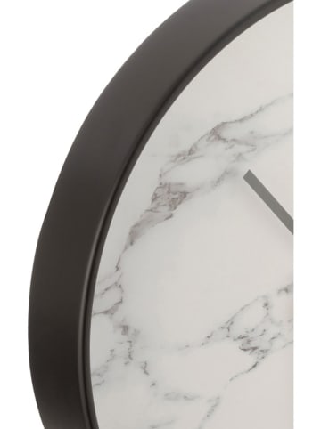 J Line Zegar ścienny w kolorze biało-czarnym - Ø 40 cm