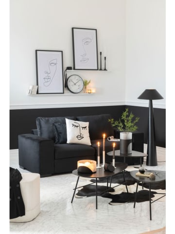 J Line Zegar ścienny w kolorze biało-czarnym - Ø 40 cm