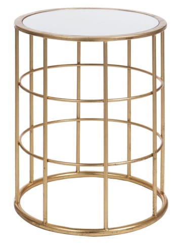 J Line Stolik w kolorze złotym - wys. 47,5 x Ø 40 cm