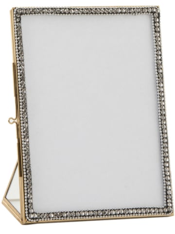 J Line Ramka w kolorze złotym na zdjęcia - 16 x 19,5 x 8 cm