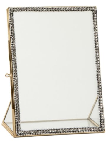 J Line Ramka w kolorze złotym na zdjęcia - 16 x 19,5 x 8 cm