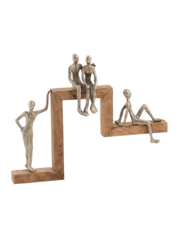 J Line Dekofigur in Hellbraun - (B)40 x (H)40 x (T)10 cm