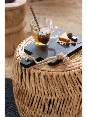 J Line 4tlg. Set: Tassen in Transparent/ Schwarz/ Beige - (H)12,5 cm