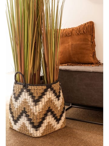 J Line Kissen in Hellbraun - (L)42 x (B)41 cm