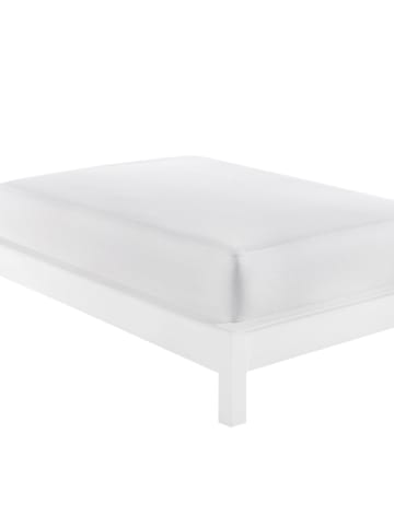 Colourful Cotton Matrasbeschermer wit