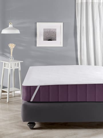 Colourful Cotton Matrasbeschermer wit