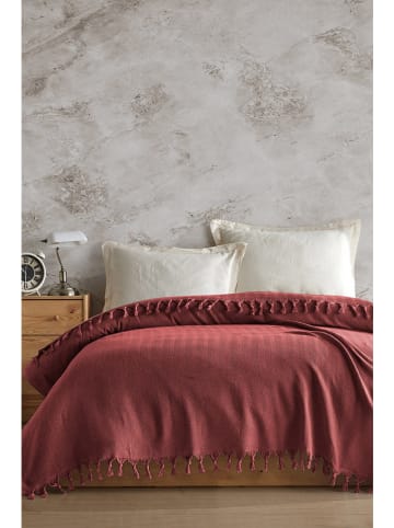 Colourful Cotton Tagesdecke in Rot