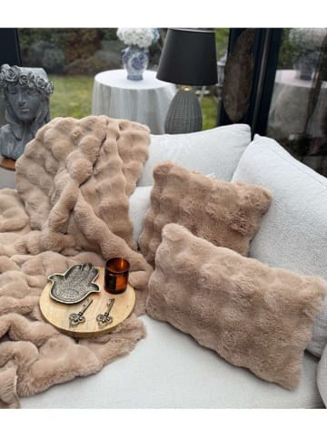 Colourful Cotton Pled w kolorze jasnobrązowym