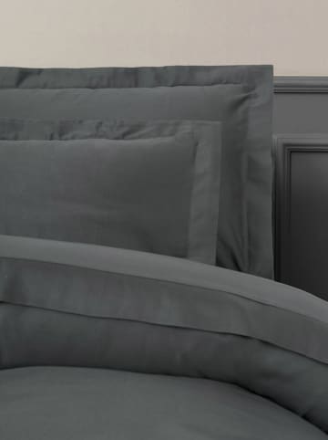 Colourful Cotton Satin-Bettwäsche-Set "Elegant" in Anthrazit