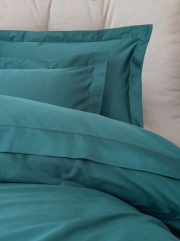 Colourful Cotton Satin-Bettwäsche-Set "Elegant" in Petrol