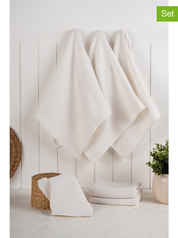 Colourful Cotton Ściereczki (6 szt.) w kolorze białym do naczyń