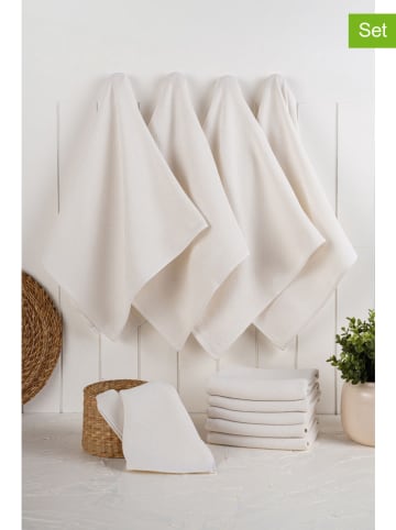 Colourful Cotton 10er-Set: Geschirrtücher in Weiß