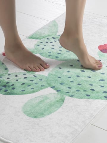 Colourful Cotton Badmat "Green DJT" groen