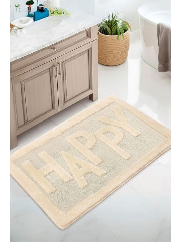 Colourful Cotton Badmat beige