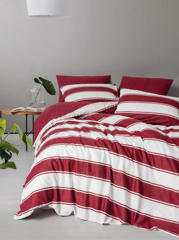 Colourful Cotton Komplet pościeli renforcé "Jolly" w kolorze biało-czerwonym