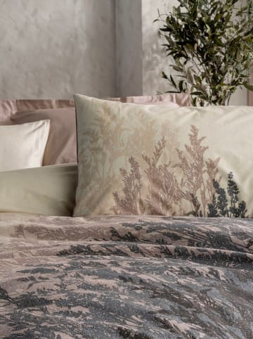 Colourful Cotton Komplet pościeli renforcé w kolorze jasnobrązowo-kremowo-szarym