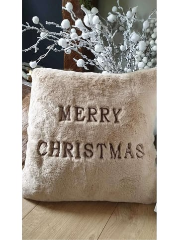 Colourful Cotton Kissen in Beige