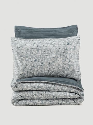 Colorful Cotton Renforcé beddengoedset "Molly" antraciet/grijs