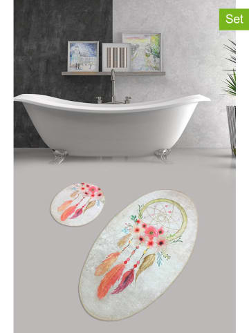 Colourful Cotton 2er-Set: Badvorleger in Bunt