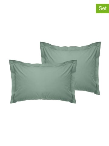 MIX&MATCH 2-delige set: renforcé kussenhoezen lichtgroen