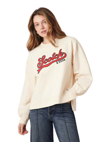 Scotch & Soda Sweatshirt in Creme