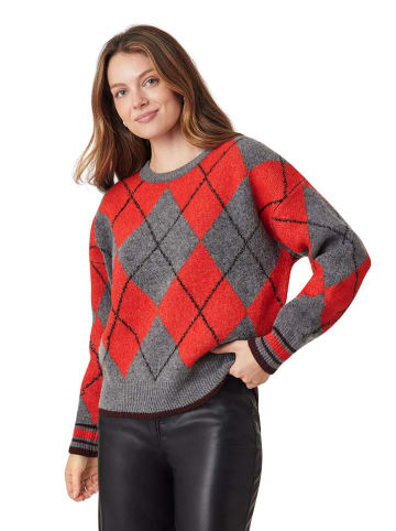 Scotch & Soda Trui rood/grijs