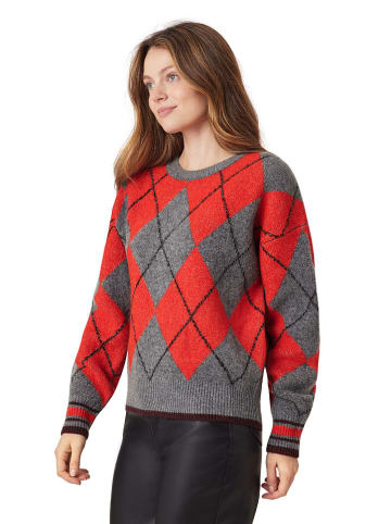 Scotch & Soda Trui rood/grijs