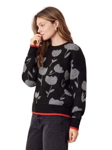 Scotch & Soda Trui zwart/rood/grijs