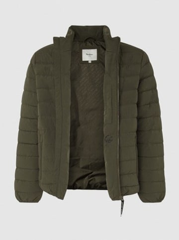 Pepe Jeans Doorgestikte jas "Tomi" kaki
