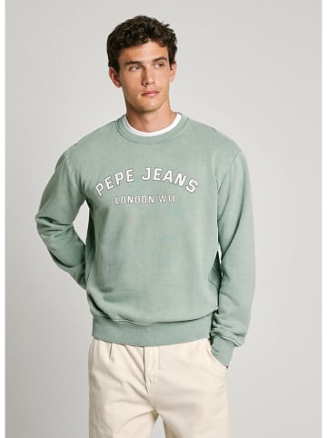 Pepe Jeans Sweatshirt "Aldridge" in Grün