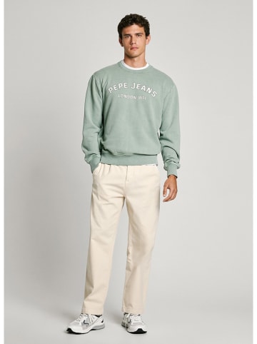 Pepe Jeans Sweatshirt "Aldridge" in Grün
