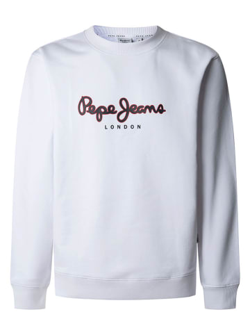 Pepe Jeans Sweatshirt "Duke" in Weiß
