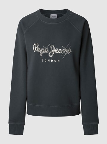 Pepe Jeans Sweatshirt "Lupita" in Schwarz