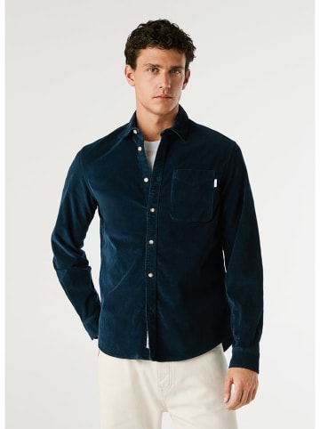 Pepe Jeans Cordhemd "Clayton" in Dunkelblau