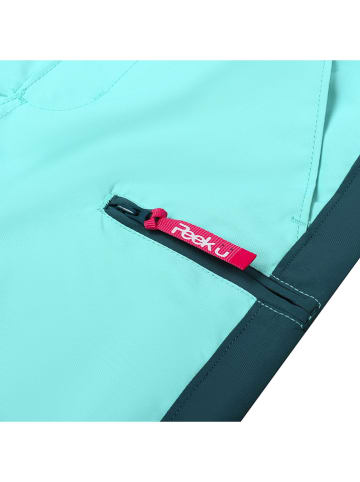 Peek U Afritstrekkingbroek "Terra" turquoise/donkerblauw