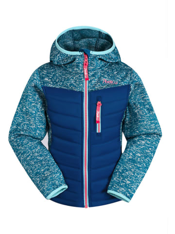 Peek U Hybridjacke "Apple" in Blau/ Türkis