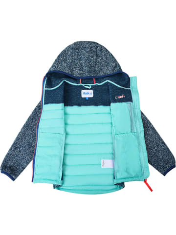 Peek U Hybridjacke "Apple" in Türkis/ Dunkelblau