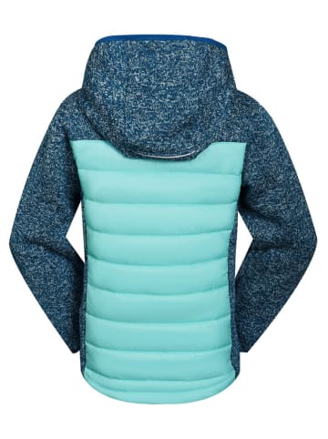 Peek U Hybride jas "Apple" turquoise/donkerblauw