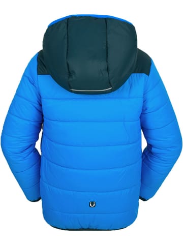 Peek U All-season doorgestikte jas "Baz" blauw