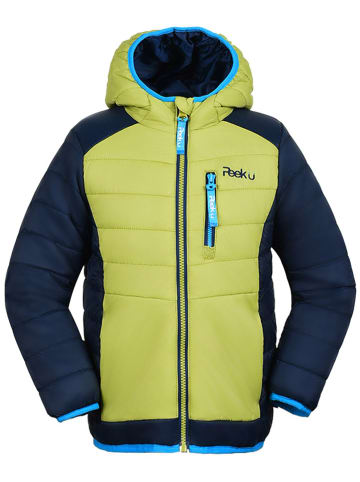 Peek U Ganzjahres-Steppjacke "Caspian"  in Gelb/ Dunkelblau