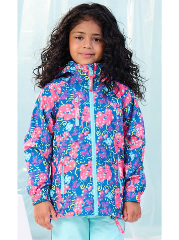 Peek U Regenjacke "Autumn" in Blau/ Pink