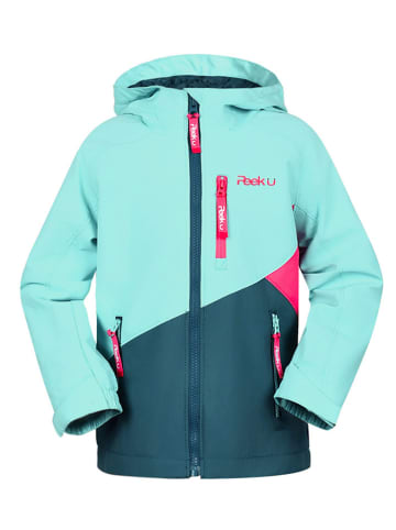Peek U Regenjas "Hazel" turquoise/blauw